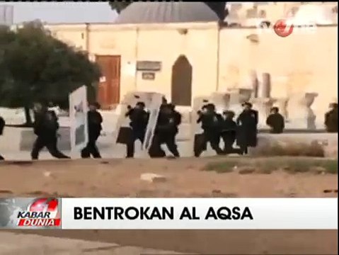 Bentrok Warga Palestina dan Polisi Israel Kembali Terjadi di Al-Aqsa