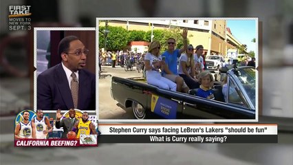 Stephen A.: Warriors have nothing to worry about with Lakers | First Take | ESPN