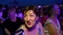 Les réactions du public au concert de Julien Clerc à Martigues