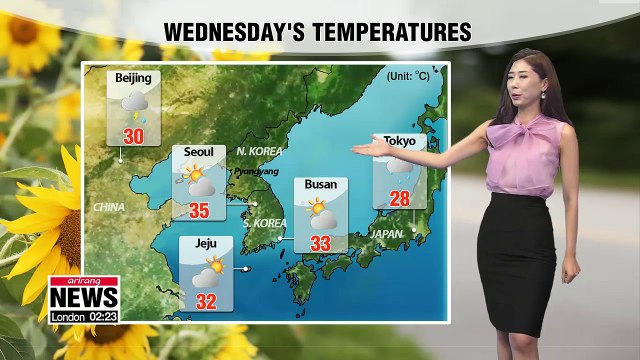 Hot and humid, rain in some parts _ 080818