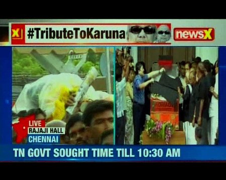 DMK patriarch M Karunanidhi passes away, political leaders pay homage