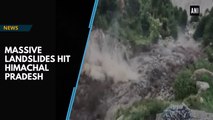 Watch: Massive landslides hit Himachal Pradesh