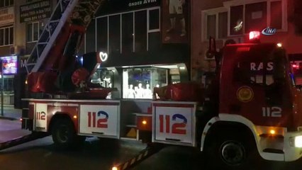 Mağaza deposunda yangın