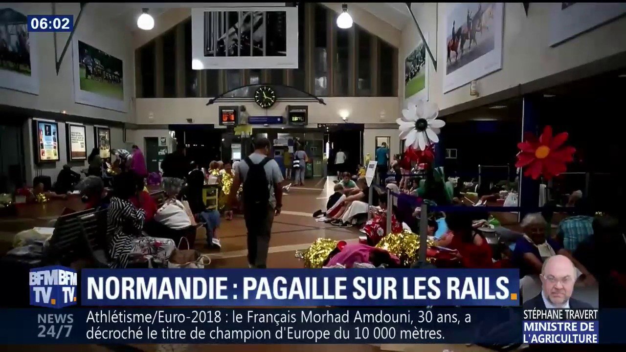 Normandie: ces voyageurs ont passé la nuit en gare à cause des orages