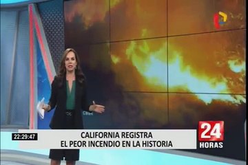 EEUU: país afronta el peor incendio de su historia en California