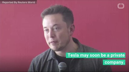 Elon Musk May Take Tesla Private