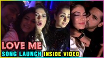 Bandgi Kalra And Puneesh Sharma - Love Me Song Launch Bash Inside Video | Shilpa Shinde, Sabyasachi