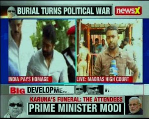Tribute to Karunanidhi: Rahul Gandhi says, he deserves to be given place on Marina beach