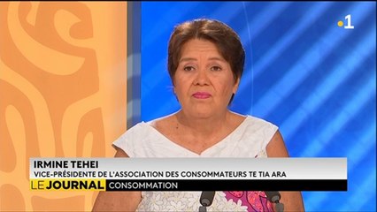 Irmine Tehei , Vice- Présidente de l'association des consommateurs Te Tiara