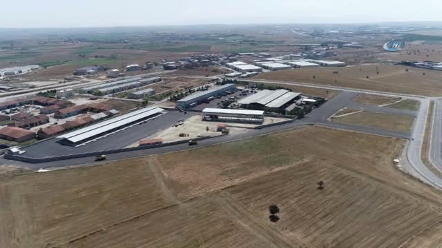 Kurban Bayramı Öncesi Yeni Hayvan Pazarı Havadan Böyle Görüntülendi