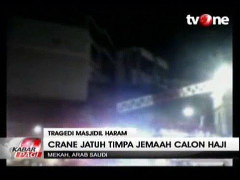 Video Amatir Tragedi Jatuhnya Crane di Masjidil Haram