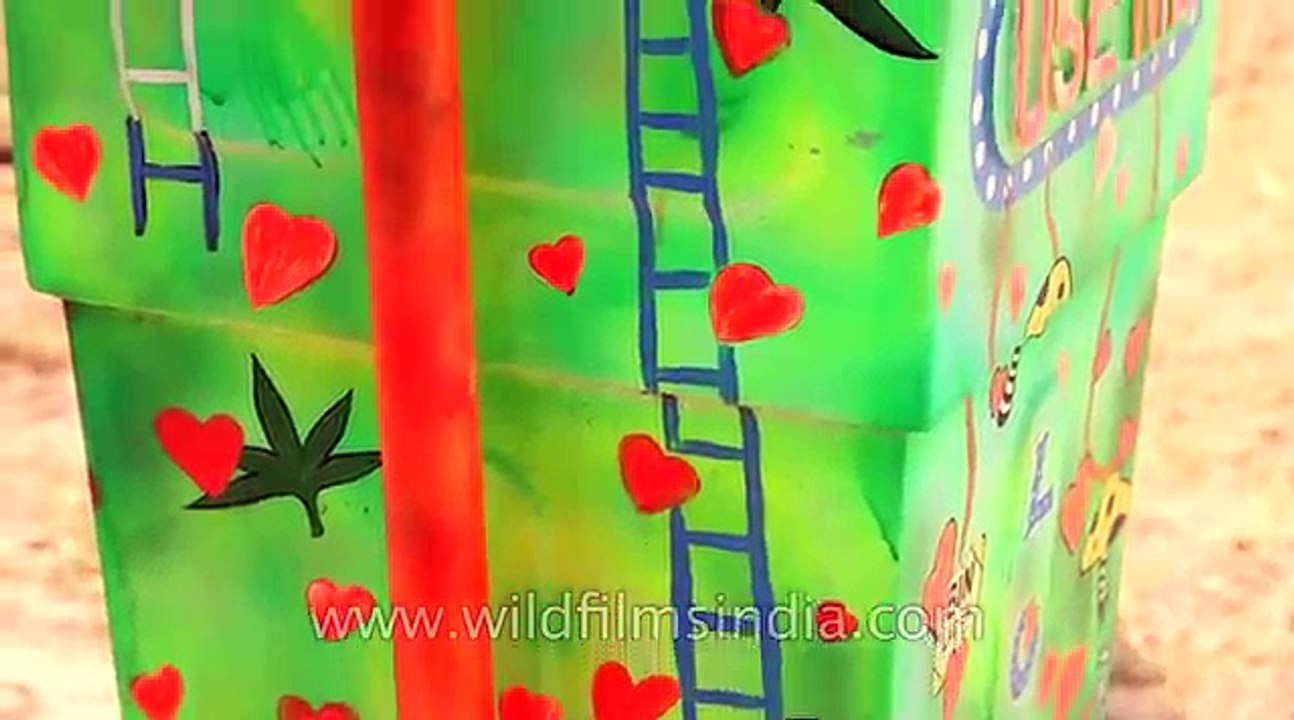 Crazy canvases- the story of dustbin art in Lodi Gardens