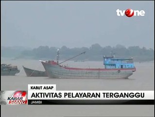 Kabut Asap Ganggu Jarak Pandang di Riau, Sumsel, dan Jambi