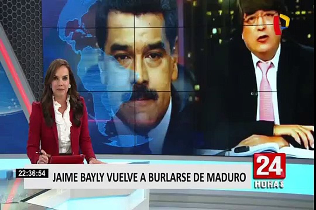 Estados Unidos: Jaime Bayly vuelve a burlarse de Maduro