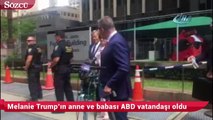 Melanie Trump’ın anne ve babası ABD vatandaşı oldu