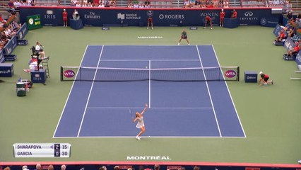 Montréal - Garcia sort Sharapova