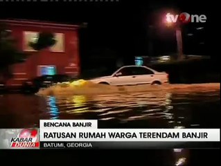 Banjir Merendam Ratusan Rumah Warga di Georgia