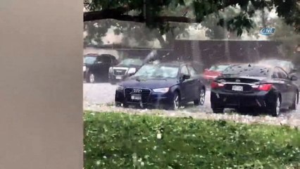 - ABD’de Ceviz Büyüklüğünde Dolu Yağdı