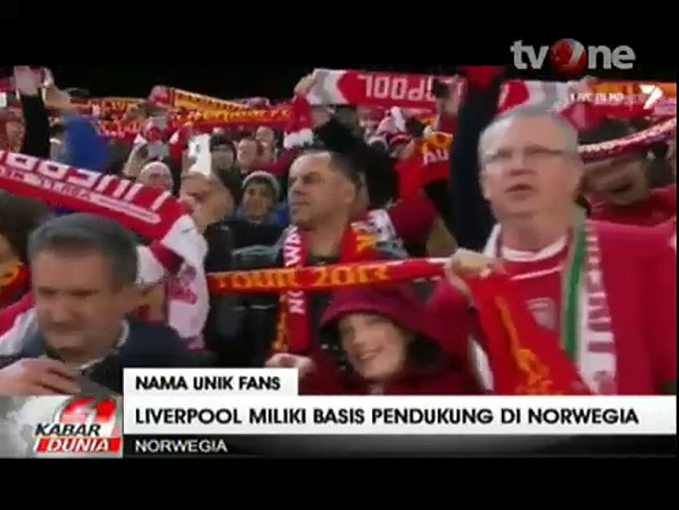 Fans Liverpool Asal Norwegia Namai Anaknya YNWA