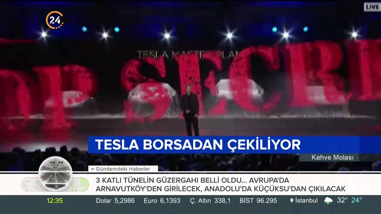 Tesla borsadan çekiliyor