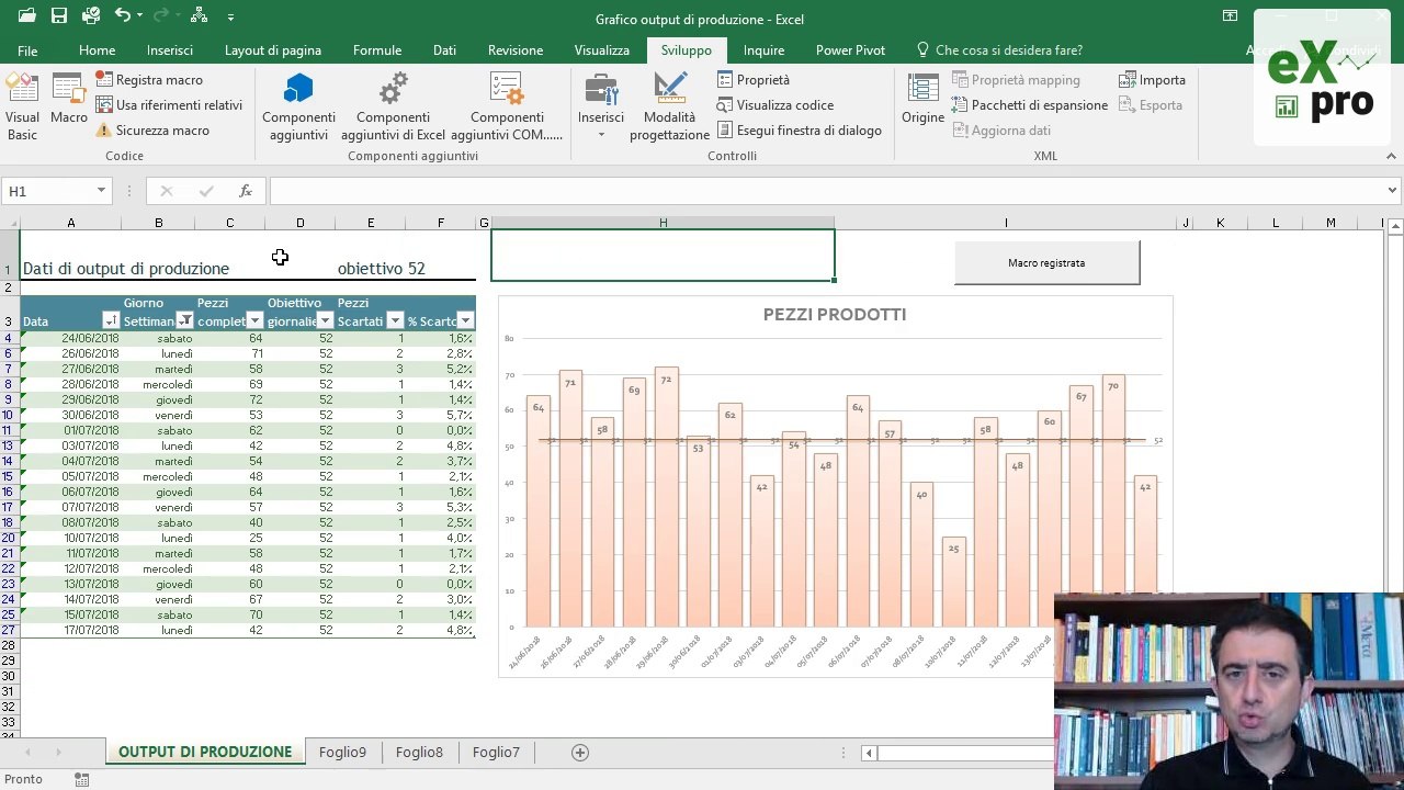 Il registratore di macro di Excel - Cos'è e come si utilizza - 1di3