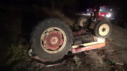 İzmir Devrilen Traktörün Altında Kalıp Öldü Hd