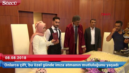 Nikahta 08.08.2018 yoğunluğu