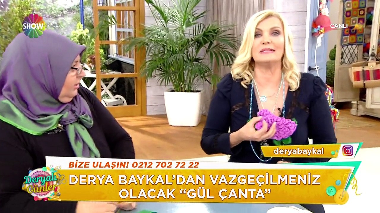 Günlük kullanım için gül çanta yapımı! Dailymotion Video