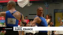 Tüm dünyadan eşcinsel çiftler Paris Gay Oyunları dans yarışmasında hünerlerini sergiledi