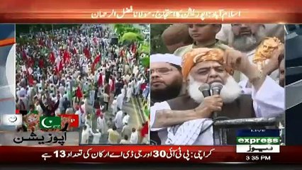 Aerial Footage Of Flop Grand Opposition Alliance Protest