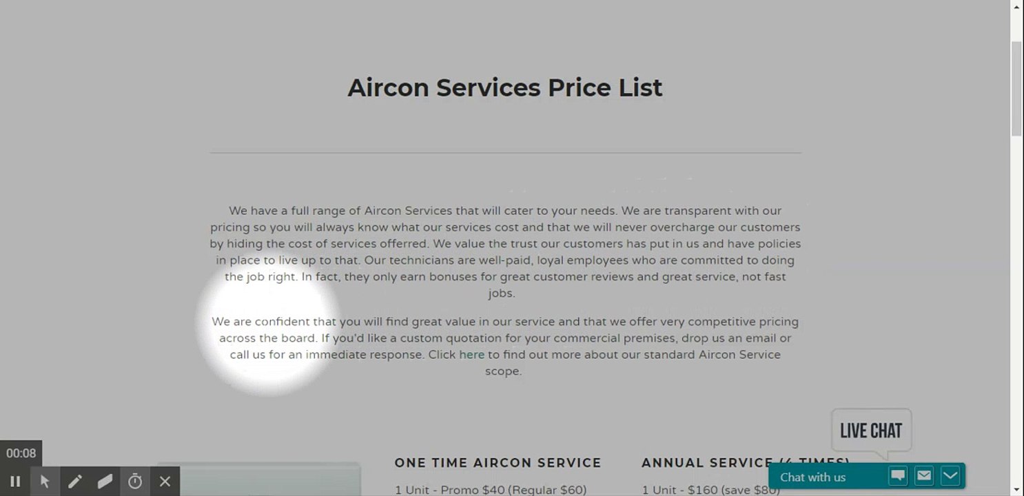 aircon servicing