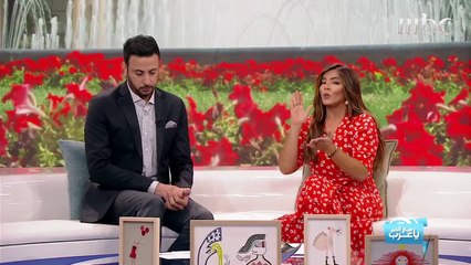 فتاة تحترف التطريز والرسم على القماش