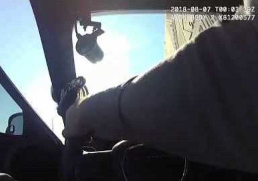 Nevada Trooper Avoids Being Hit as Driver Slams Into Patrol Car