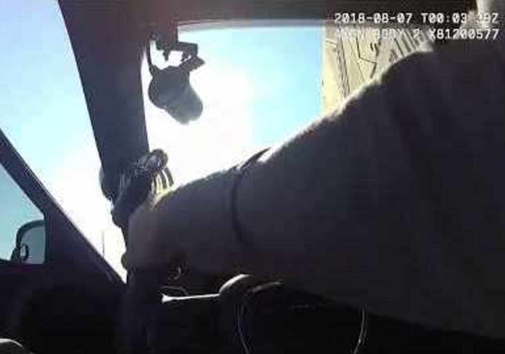 Nevada Trooper Avoids Being Hit as Driver Slams Into Patrol Car