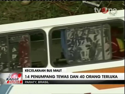 14 Orang Tewas dalam Kecelakaan Bus di Brasil