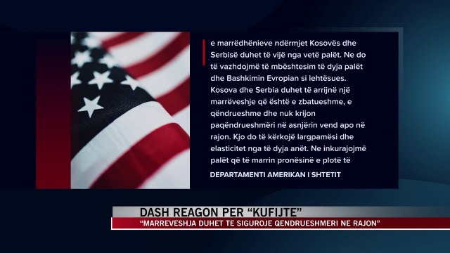 “DASH” reagon për kufijtë - News, Lajme - Vizion Plus