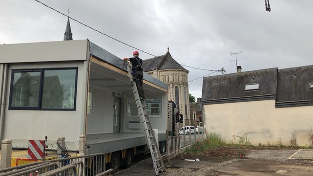 Deux classes modulables installées pour l’école Sévigné - Paul Bert