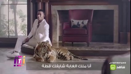 قصة الأسد في المسبح بكليب محمد رمضان