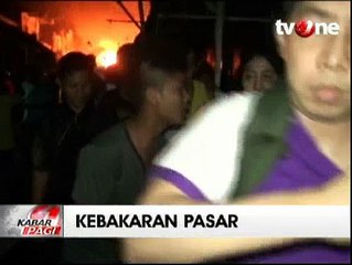 Pasar Inpres Naikoten Kupang Terbakar
