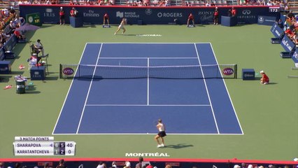 Montréal - Sharapova passe sans forcer (6-1 ; 6-2)