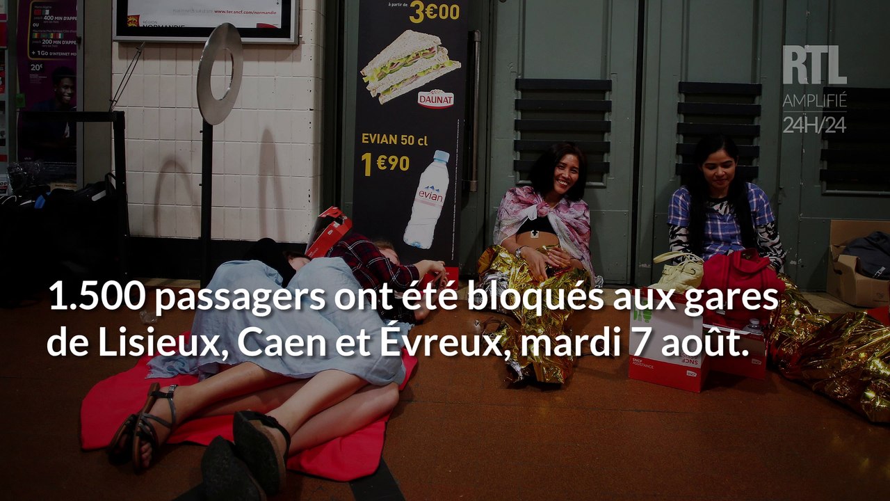 VIDÉO - Train bloqué en Normandie : "On avait froid", témoigne Stéphanie