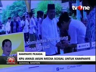 KPU Banten Awasi Akun Medsos Milik Calon Kepala Daerah