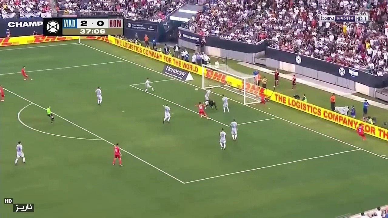 ملخص مباراة ريال مدريد وروما 2-1 - تألق بيل واسينسيو - الكاس الدولية 2018