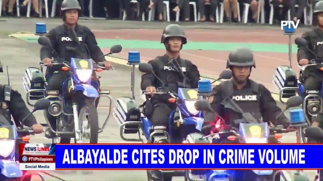 Albayalde cites drop in crime volume