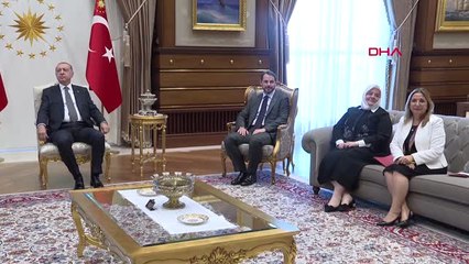 Cumhurbaşkanı Erdoğan, TOBB Başkanı Hisarcıklıoğlu'nu Kabul Etti