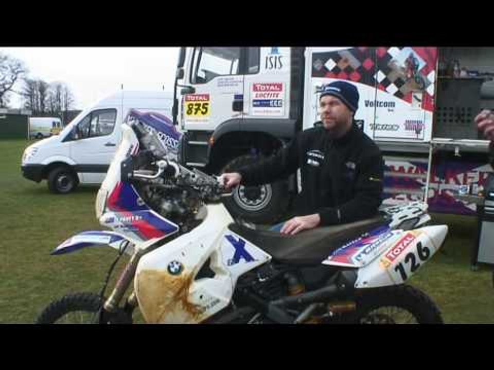 Simon Pavey's Dakar bike