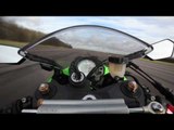 2010 Kawasaki ZX-10R flat-out!