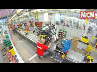 Ducat Diavel production line time lapse