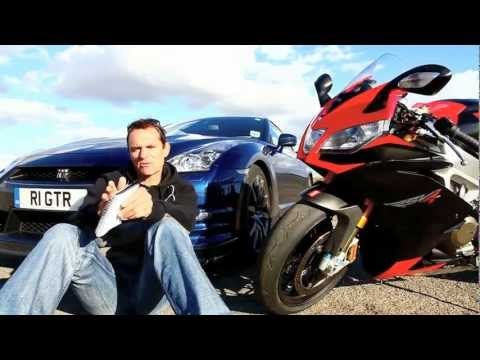 Aprilia RSV4 vs Nissan GT-R: Battle of the computers