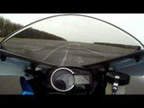 2011 Suzuki GSX-R600 flat out!